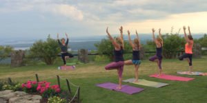 Yoga at Castle in the Clouds