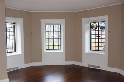 Blue room conditions after floor refinishing 4-29-2022