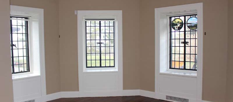 Blue room conditions after floor refinishing 4-29-2022