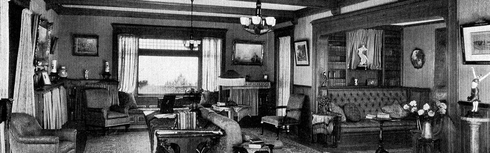 Library before restoration