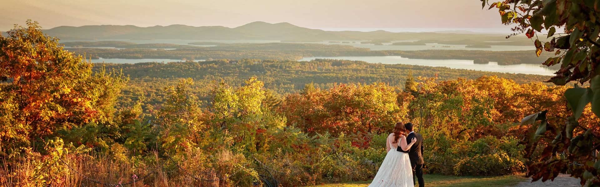 a bride and groom enjoy the view--Eye-Sugar-Photography