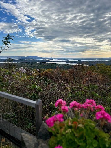 evening view over Lake Winnipesaukee