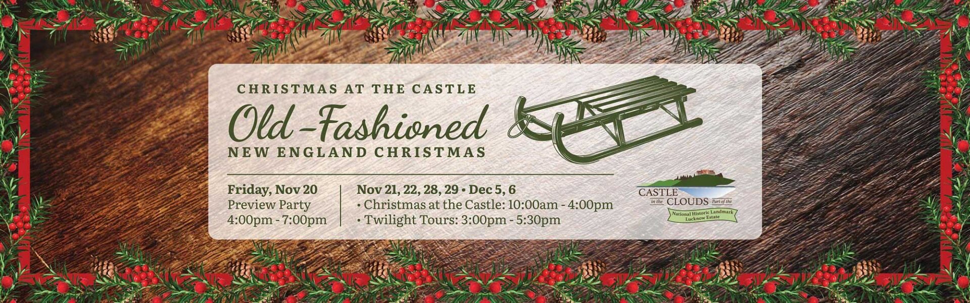 2026 Christmas at the Castle