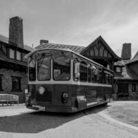 Trolley at the Mansion