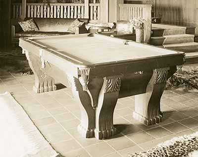 main hall pool table