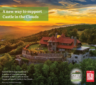 Support the Castle at Revo Casino October 28th - November 1st